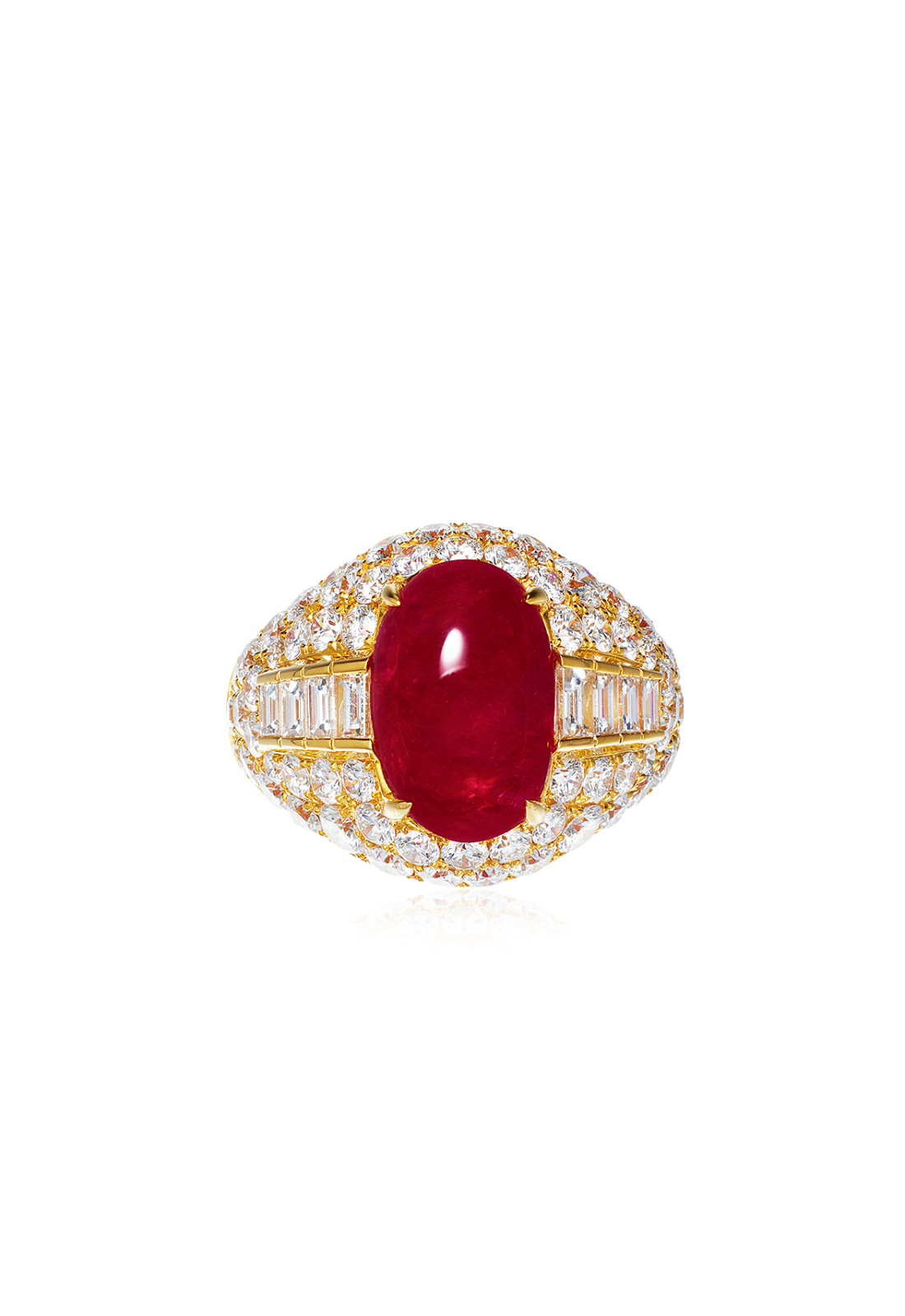 Bvlgari | 8.68 Carats Ruby and Diamond Ring